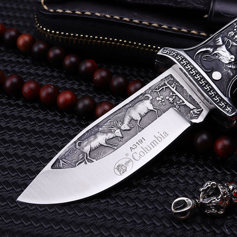 Outdoor Folding Knife Field Survival Fruit Knife