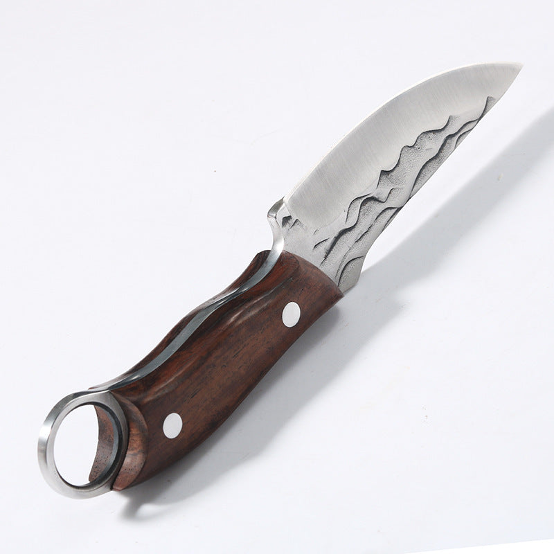 Hunting Knife With Holster Peeling