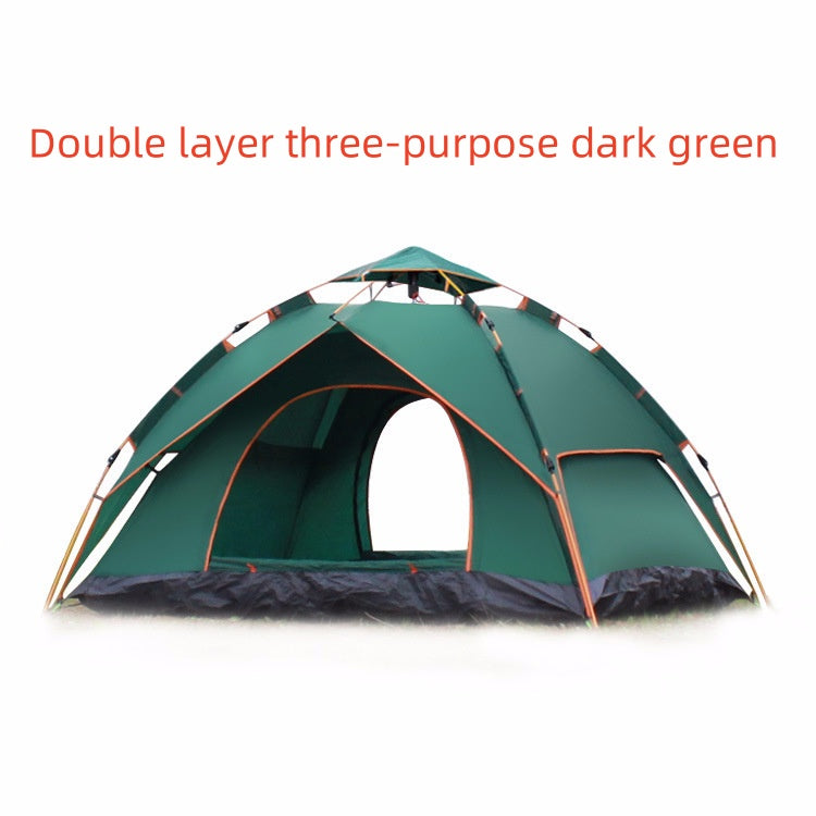Automatic Quick-opening Double-decker Camping Tent