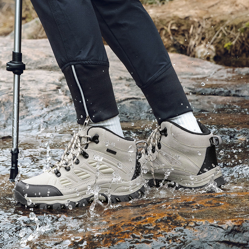 Couple's High-top Breathable Waterproof  Mountaineering Shoes