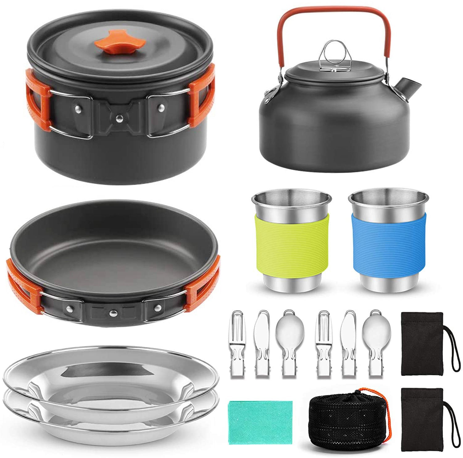 Camping Cooker Teapot Combination Picnic Pot Set