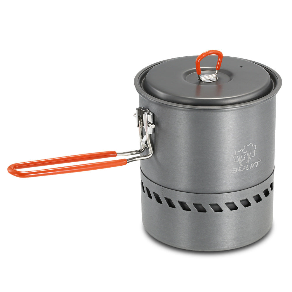Heat-collecting Single Mountaineering Camping Portable Pot