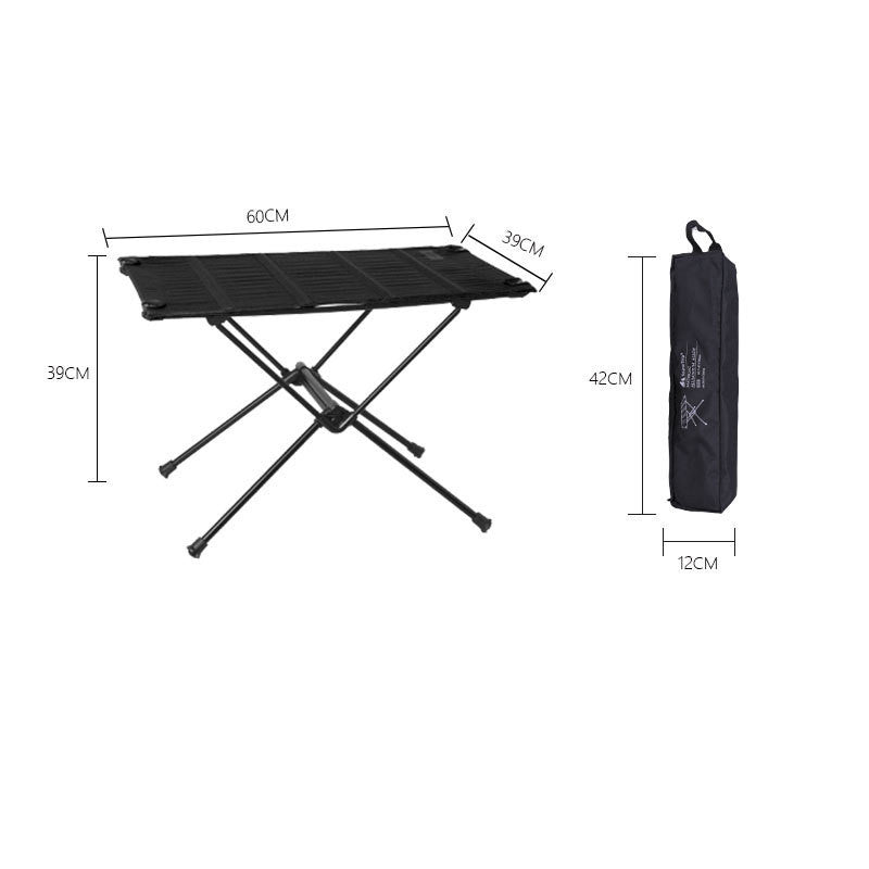 Camping Portable Aluminum Alloy Stand Dining Table