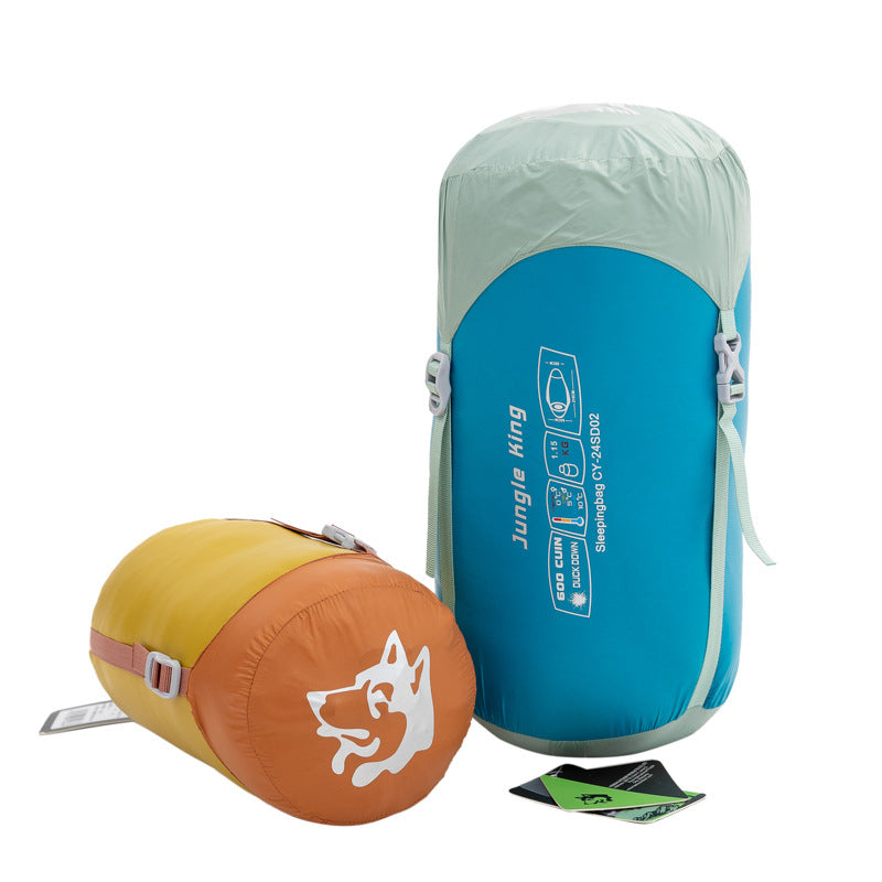 Outdoor Camping Mummy-style Color Block Sleeping Bag